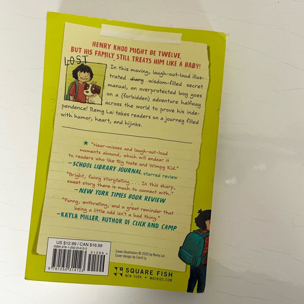 Fly on the Wall Book by Remy Lai diary-style illustrated novel - Picture 5 of 5